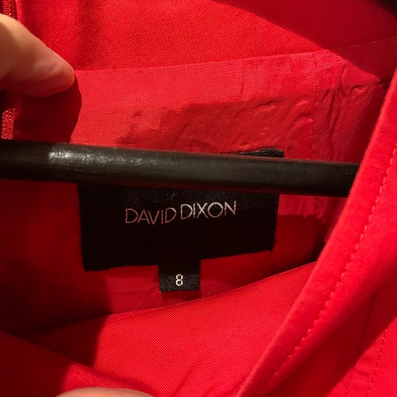 Red dress David Dixon size 8 - Picture 2 of 2